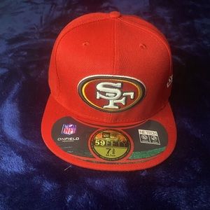 New Era NFL San Francesco 49rs Football Team sz 7 3/8